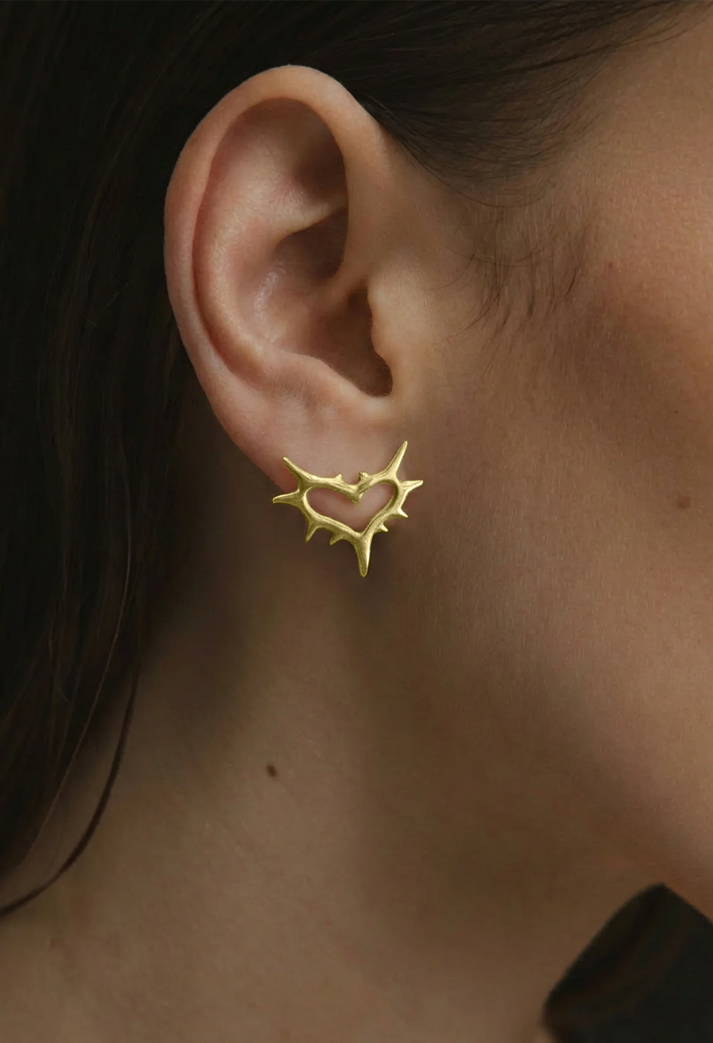 CUORE SPIKED EARRINGS