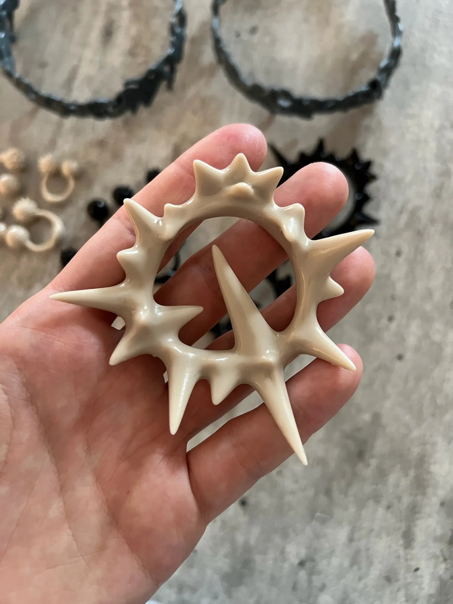 SPIKED EARRINGS