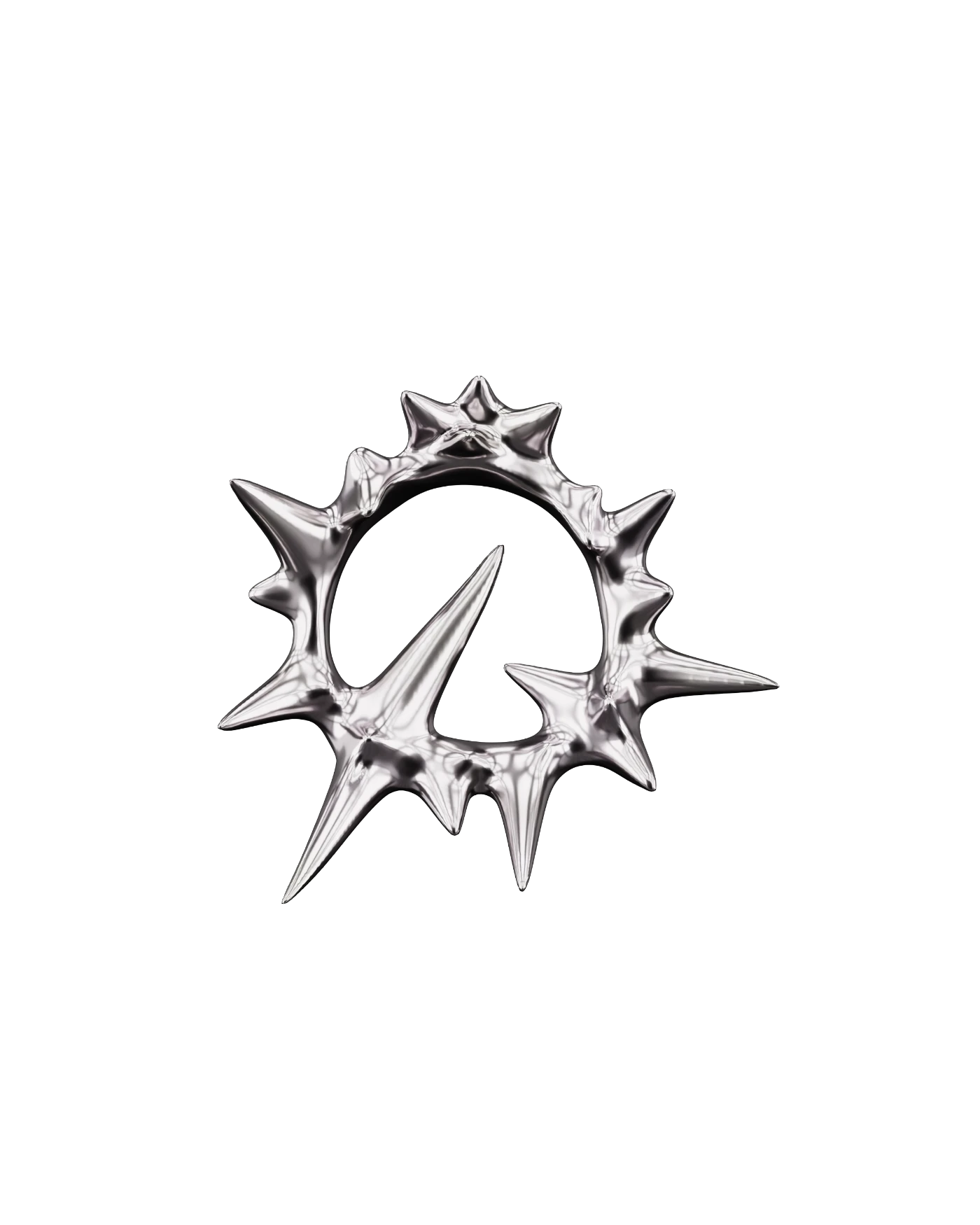 MINI SPIKED EARRINGS