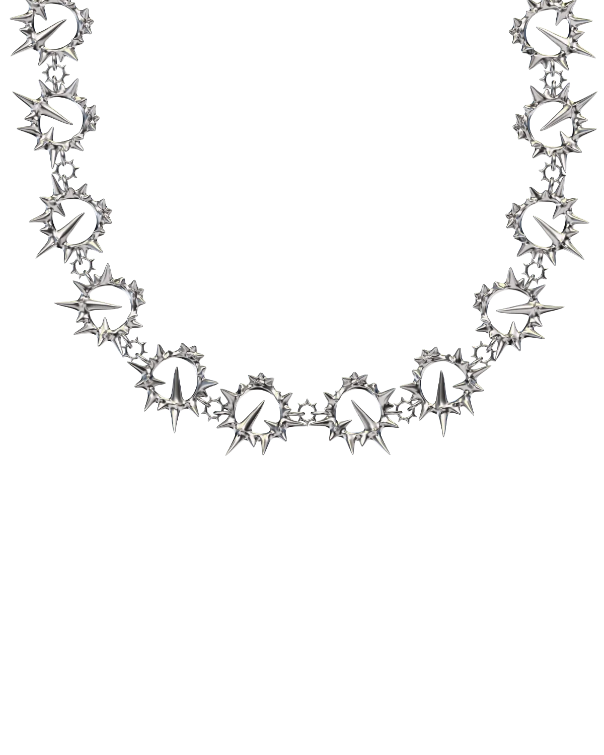 SPIKED NECKLACE