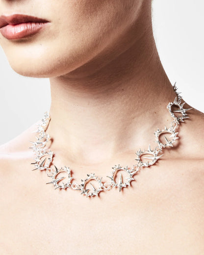 SPIKED NECKLACE