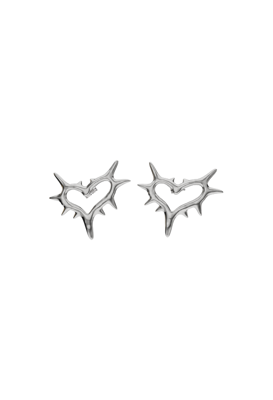 CUORE SPIKED EARRINGS (SMALL)