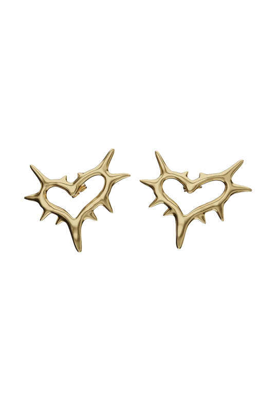 CUORE SPIKED EARRINGS