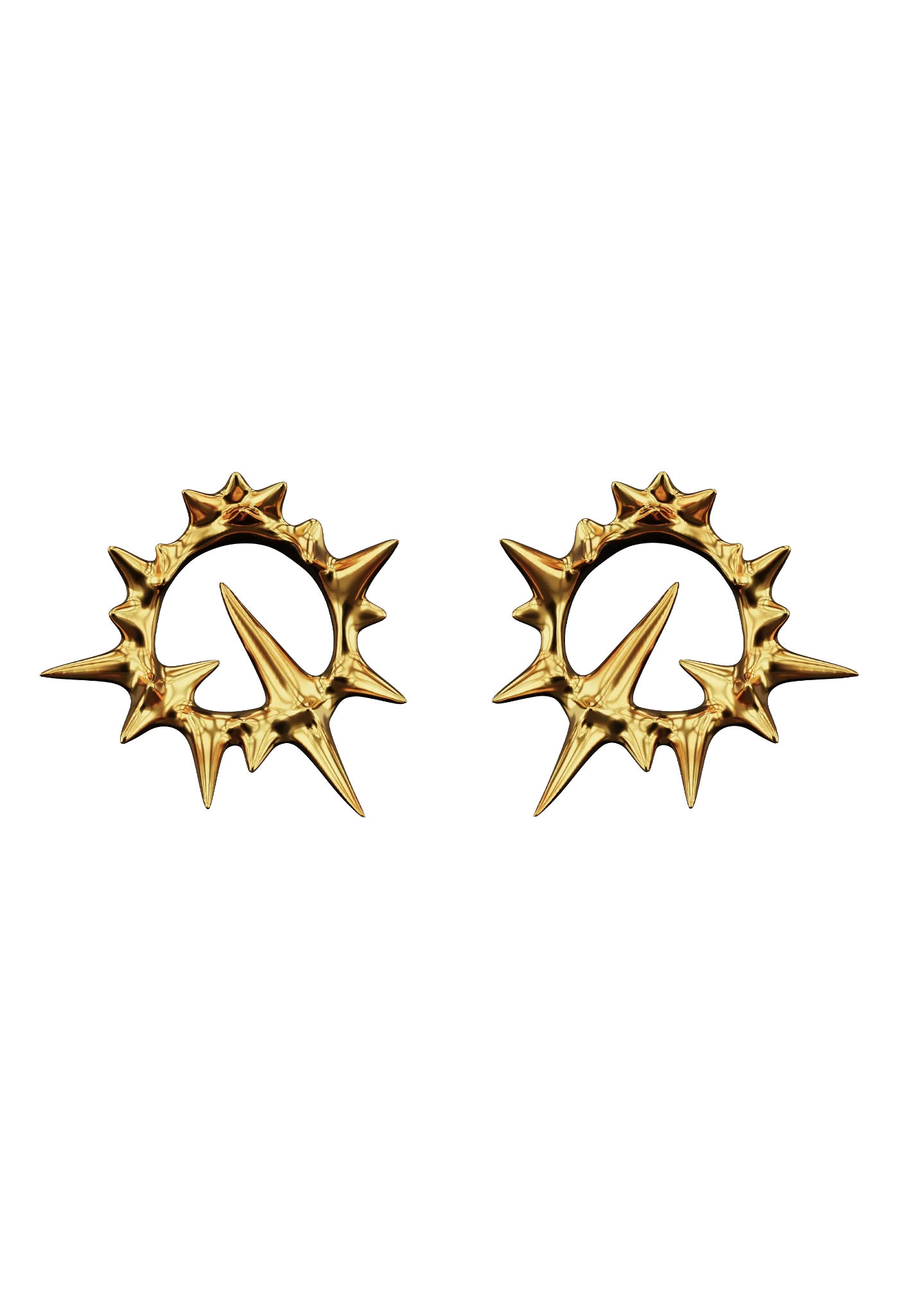 MINI SPIKED EARRINGS