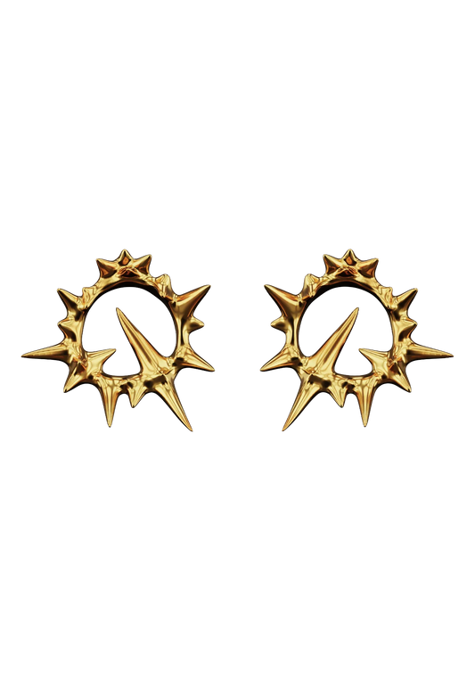 MINI SPIKED EARRINGS