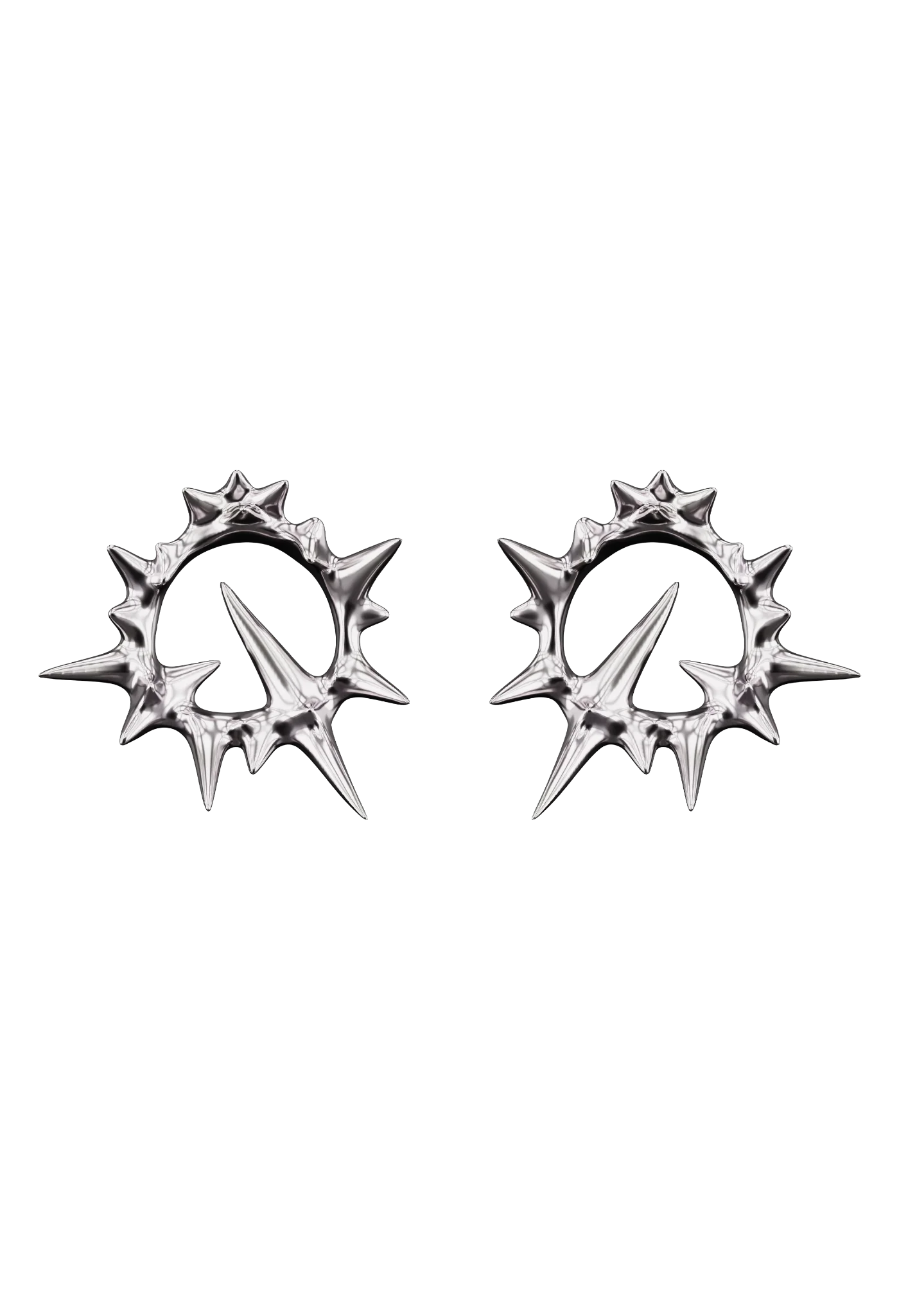 MINI SPIKED EARRINGS